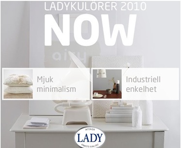 Jotun, Ladykulörer 2010 NOW
