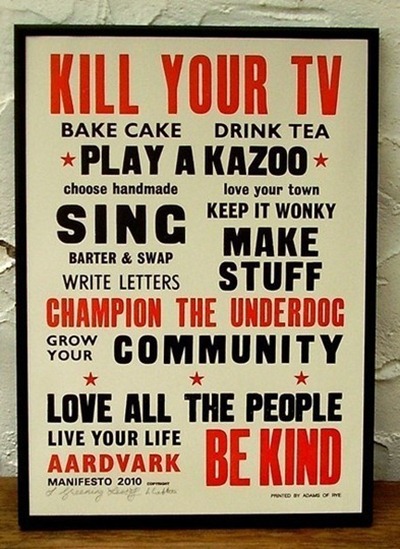 Poster Kill your tv