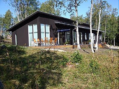 Falurödfärg, Svart fasad