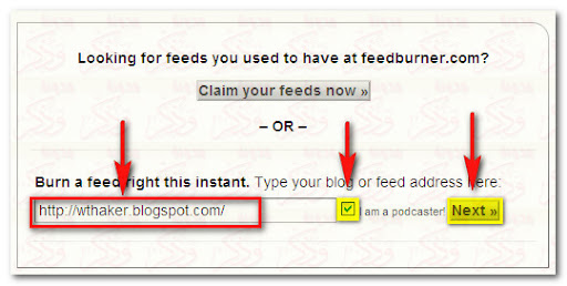 FeedBurner, FeedCount, Subscriber Management, RSS, القائمة البريدية,
