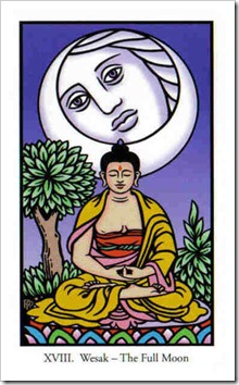  tarot buddah Major-Moon