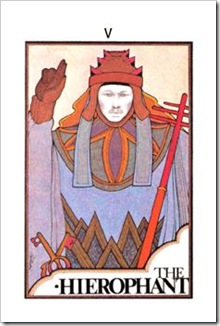 Aquarian Tarot  Major-Hierophant