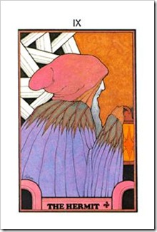 Aquarian Tarot  Major-Hermit