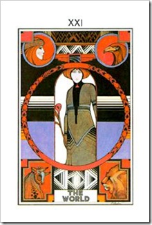 Aquarian Tarot  Major-World