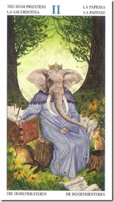 02-Major-Priestess Animal Lords TAROT