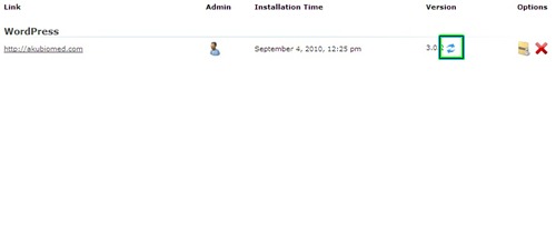 Proses menaik taraf versi WordPress