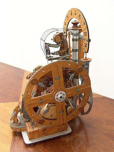 AUTOMATES..Francois MONCHATRE - Dessinateur, peintre, sculteur dans MECHANICAL SCULPTURES