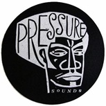 Pressure Sounds Slipmat (black with white design)