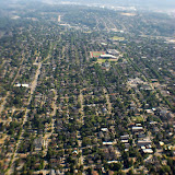 Our house is there somewhere