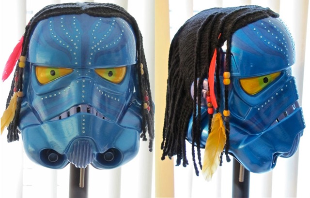 Star Wars rohamsisakok Avatar módra front