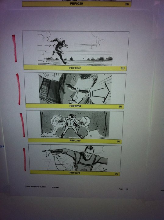 First Class storyboard
