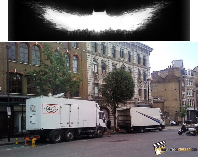 The Dark Knight Rises forgatási fotó