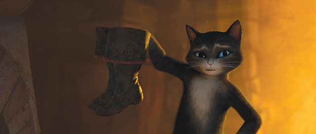  Kitty Softpaws (Salma Hayek) steals the heart and soles of Puss In Boots (Antonio Banderas) in DreamWorks Animation's PUSS IN BOOTS, to be released by Paramount Pictures on November 4, 2011.
 
