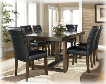 5 Pcs Set Ashley Watson Counter Height Rectangular Dinning Table