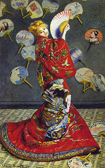 La Japonaise (Camille Monet in Japanese Costume)