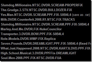 DVDRFixes screen