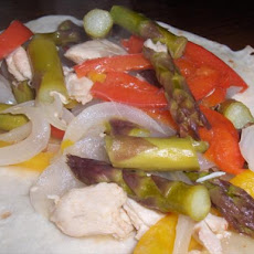Asparagus Chicken Fajitas