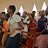 Congregation worshiping at church Congregation worshiping at church
