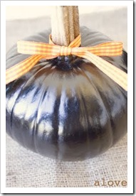 black pumpkins