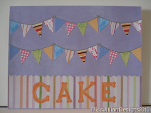 cake birthday card