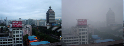 बीजिंगमधील धुके : सौजन्य - विकीपीडिया