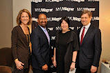 Wagner Dean's Council member Bridget Ryan Berman with Philadelphia Mayor Michael A. Nutter, NYU Wagner Dean Ellen Schall and Wagner Dean's Council Chair Rick Cotton
