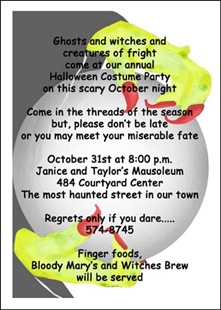 Halloween Invitations