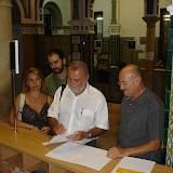 Antonio Rodrigo Torrijos presenta las alegaciones al Metro de Sevilla. 31-08-2010