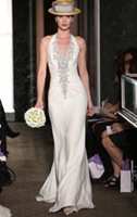 vestido torso corto