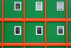 Colour contrast - green orange