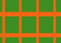 Orange green contrast