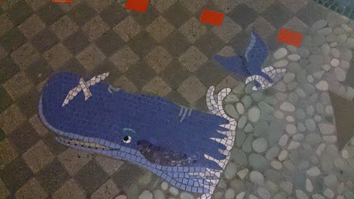 Big Blue Whale Mosaic