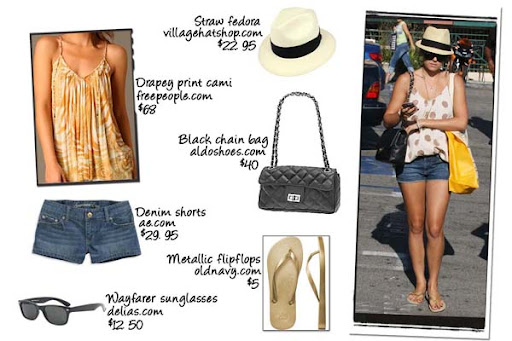 lauren conrad's denim shorts. labels: lauren conrad