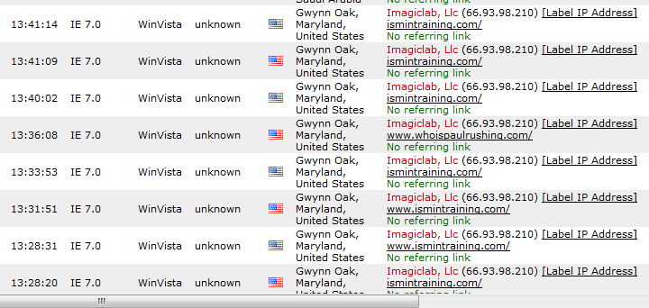 imagic labs traffic stats