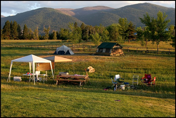 Campsite at Nana's