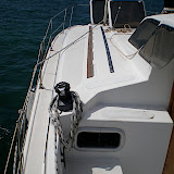 The Gemini has narrow side decks.