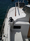 The Gemini has narrow side decks.
