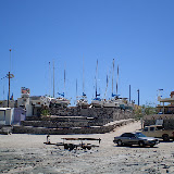 Smaller trailerable sailboats are the norm this far north up the Sea of Cortez. The high tides, the strong current, and the shallow waters preclude many deep draft vessels from exploring this area.
