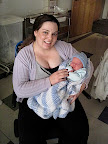 special thank yous to Emily for the receiving blanket and to Margaret for the little cap!