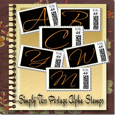 http://mysimplethoughtsncreations.blogspot.com/2009/05/simply-tess-postage-alpha-stamps.html