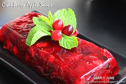 Cranberry Apple Sauce