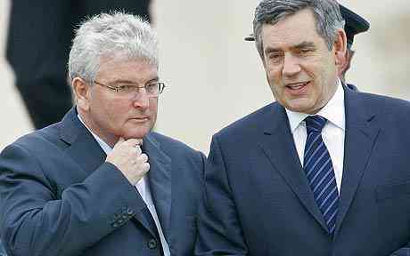 Des Browne and Gordon Brown How Gordon Brown