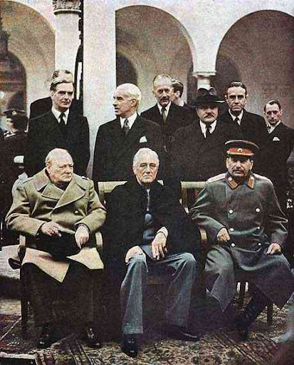 Allied leaders at Yalta - Black Sea Cruise