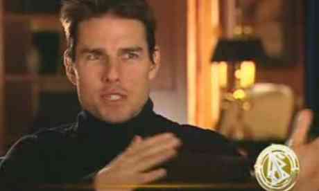Tom Cruise articulate about scientology - for viral video chart