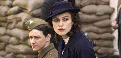 Atonement starring Keira Knightley and James McAvoy