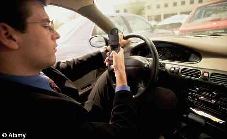 One in twenty drivers check Facebook and Twitter whilst driving, a consult shows 