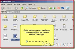 Utiliser le volume chiffré Utiliser le volume chiffré