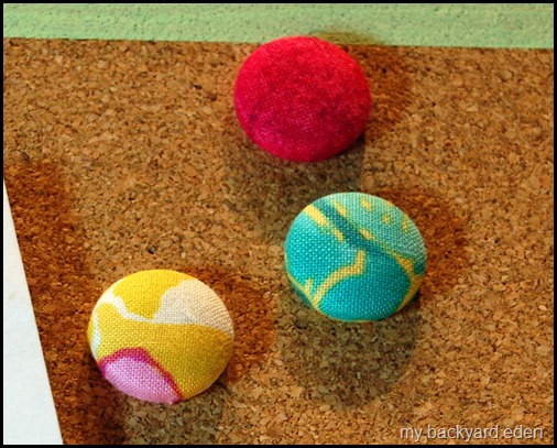 fabric covered push pins