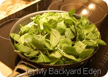 Add lots of spinach Add lots of spinach