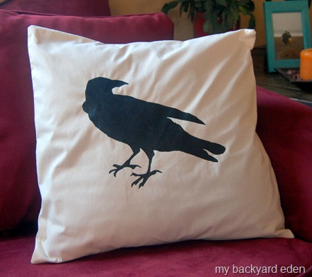 Raven Pillow